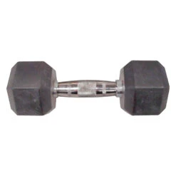 Weider 25 Lb. Rubber Hex Dumbbell