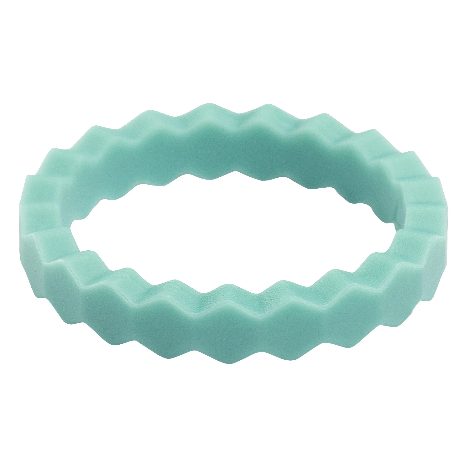 Qalo Women's Stackable Silicon Ring Set 5 Qalo Women's Stackable Silicon Ring Set - Image 3