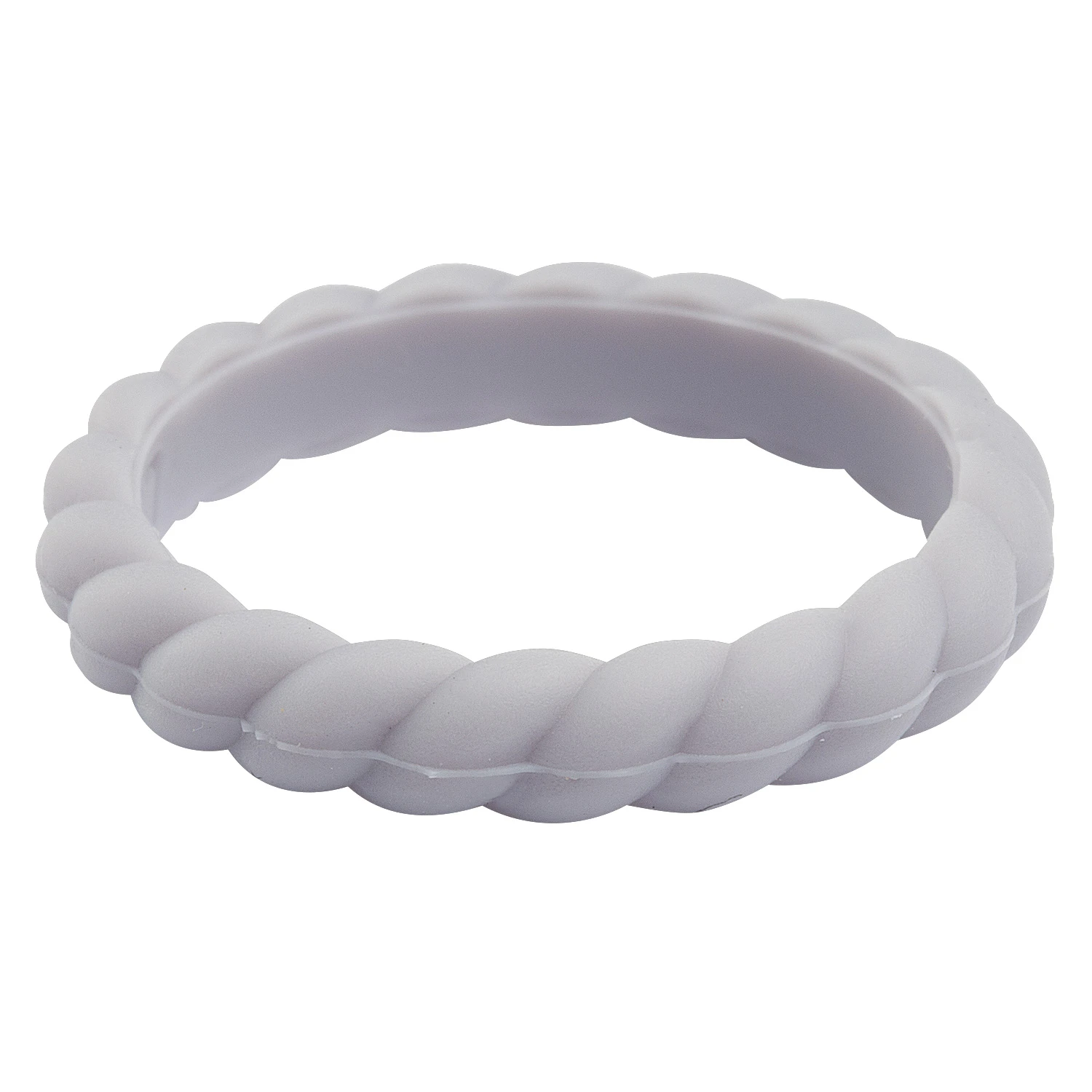 Qalo Women's Stackable Silicon Ring Set 6 Qalo Women's Stackable Silicon Ring Set - Image 4