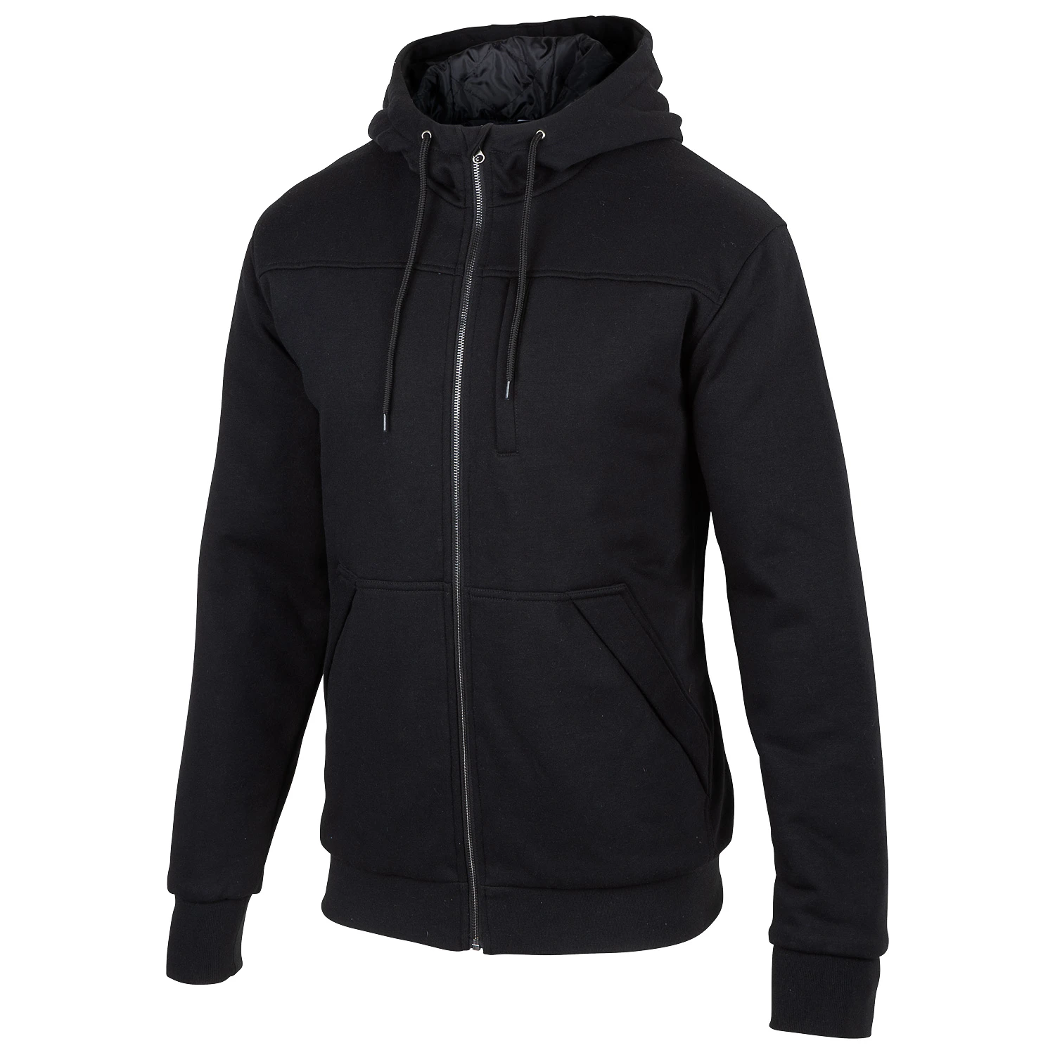 Swiss Alps Men's Full-Zip Fleece Quilt-Lined Hoodie 3 Swiss Alps Men's Full-Zip Fleece Quilt-Lined Hoodie