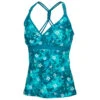 Free Country Women's Floral Camo Macrame-Back Tankini Top 2 Free Country Women's Floral Camo Macrame-Back Tankini Top -Sports Store 4310 15100 9159 627 zoom 02