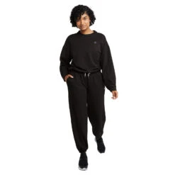 Champion Women's Soft Touch Long-Sleeve Crew Fleece Top -Sports Store 4365 10427 4799 015 zoom 52