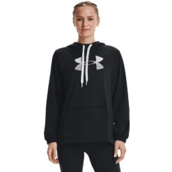 Under Armour Women's Big Logo Gradient Flock Hoodie -Sports Store 4365 10465 5910 015 zoom 50