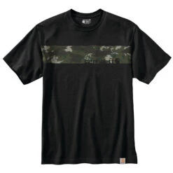 Carhartt Men's Relaxed-Fit Short-Sleeve Camo Logo Tee