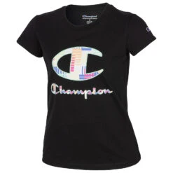 Champion Girls' Multi Stripe Pattern Tee