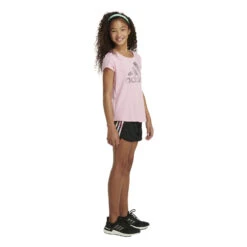 Adidas Girls' Gradient 3-Stripe Mesh Shorts -Sports Store 4735 15567 4370 897 zoom 50