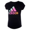Adidas Girls' Rainbow Foil T-Shirt