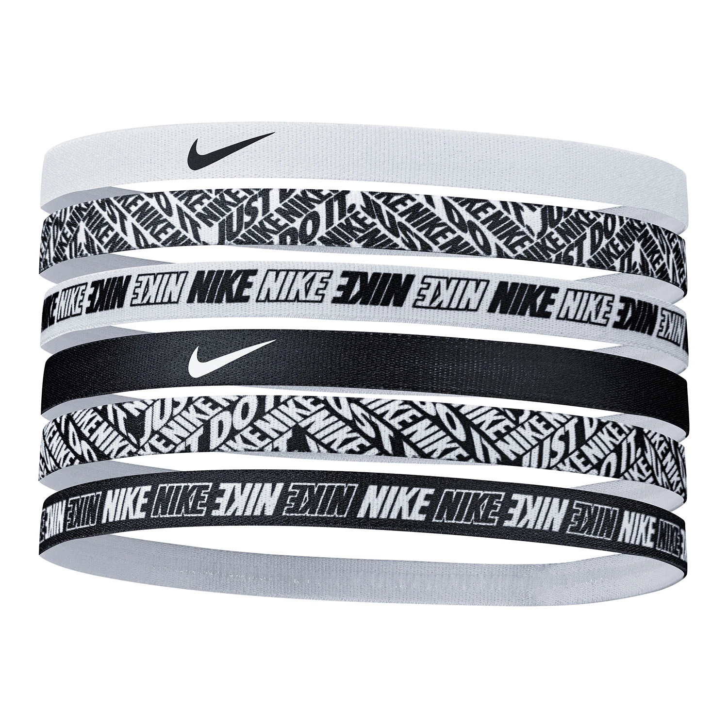 Nike Women's Printed Assorted Headbands - 6-Pack 3 Nike Women's Printed Assorted Headbands - 6-Pack