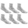 Under Armour Men's Training Cotton Quarter Crew Socks - 6-Pack -Sports Store 4940 10531 0674 100 zoom 03
