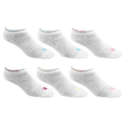 PowerSox Women's No-Show Socks - 6-Pack