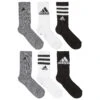 Adidas Youth Cushioned Mixed Crew Socks - 6-Pack -Sports Store 4940 11982 3800 016 zoom 02
