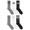 Adidas Men's Athletic Cushioned Mixed Crew Socks - 6-Pack 1 Adidas Men's Athletic Cushioned Mixed Crew Socks - 6-Pack -Sports Store 4940 11982 4700 016 zoom 02