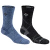 Columbia Women's Hiking Crew Socks - 2-Pack -Sports Store 4940 13195 0539 486 zoom 02
