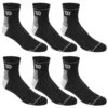 Wilson Men's Performance Quarter Crew Socks - 6-Pack 2 Wilson Men's Performance Quarter Crew Socks - 6-Pack -Sports Store 4940 13195 6019 015 zoom 02