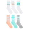 Sof Sole Women's Throwback Crews Socks - 6-pack -Sports Store 4940 14009 1901 196 zoom 02