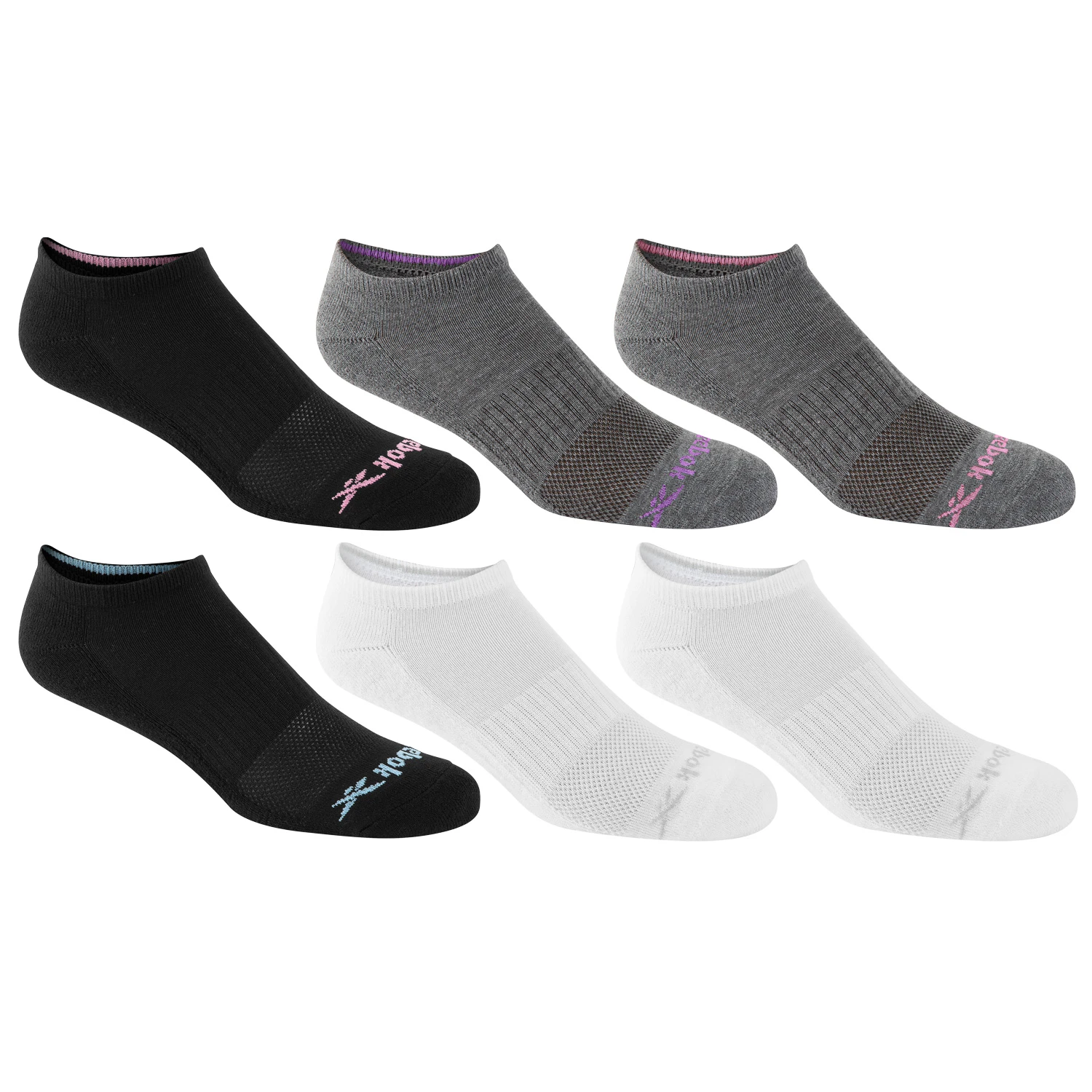Reebok Women's Vector Low-Cut Socks - 6-Pack 3 Reebok Women's Vector Low-Cut Socks - 6-Pack