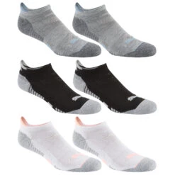 Puma Women's Dry Cell Tab Low-Cut Socks - 6-Pack