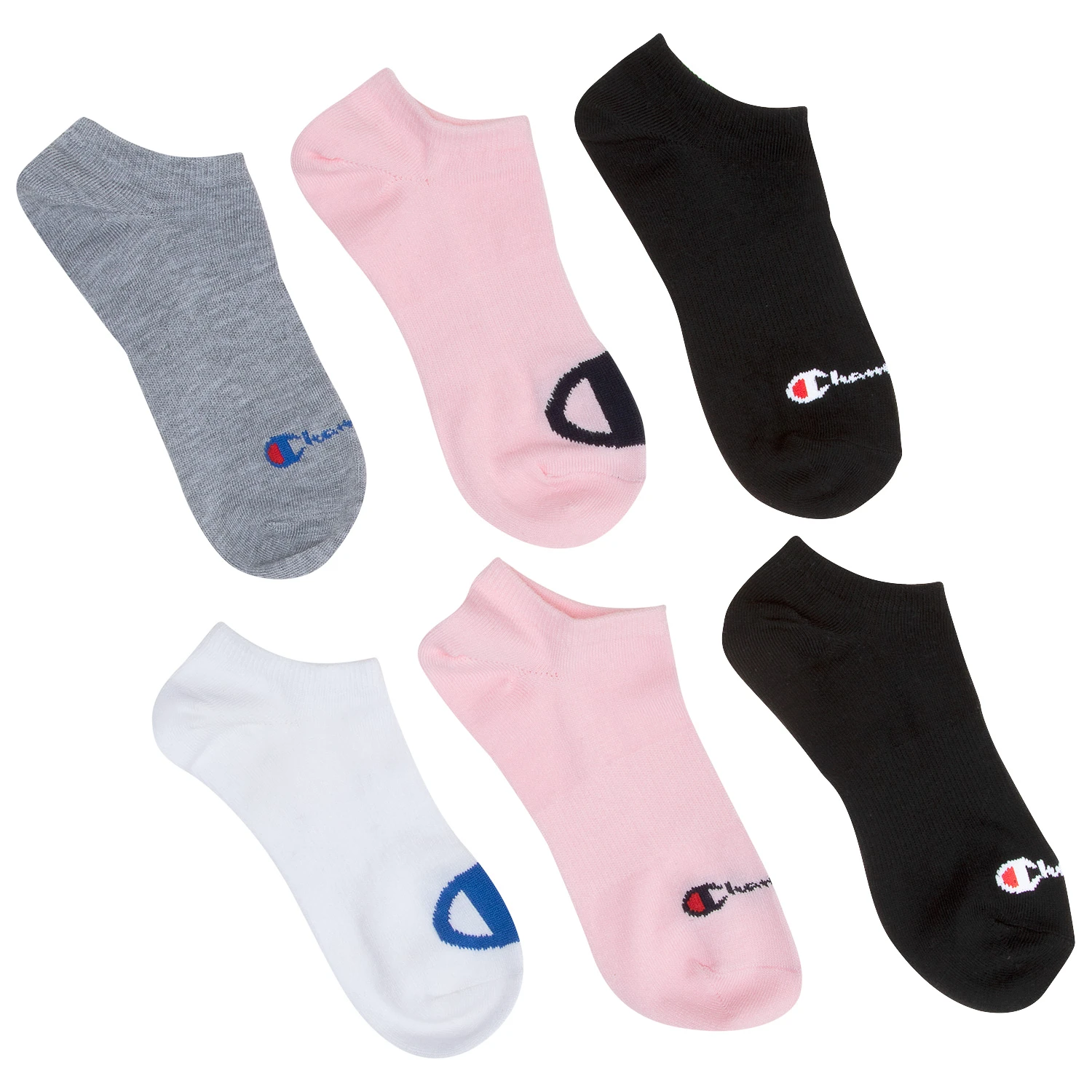 Champion Women's Super No Show Socks - 6-Pack 3 Champion Women's Super No Show Socks - 6-Pack